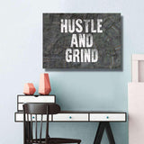 HUSTLE AND GRIND - Mockup mit Hintergrund 1 - Hustling Sharks