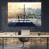 HANDLE WEISE! - Mockup mit Hintergrund 1 - Hustling Sharks