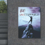 BE UNSTOPPABLE - Mockup mit Hintergrund 2 - Hustling Sharks