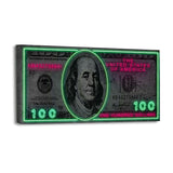 NEON BENJAMIN - Leinwandbild - Hustling Sharks