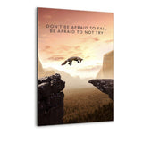 Don't Be Afraid - Alu-Dibond Bild - Hustling Sharks