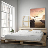 Don't Be Afraid - Mockup mit Hintergrund - Hustling Sharks