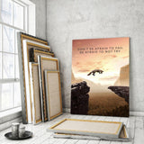 Don't Be Afraid - Mockup mit Hintergrund - Hustling Sharks