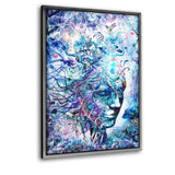 Dreams Of Unity - Leinwandbild mit Schattenfuge "silber" - Hustling Sharks