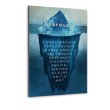 Eisberg des Erfolgs - Alu-Dibond - Hustling Sharks