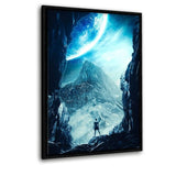 Epic View - Leinwandbild mit Schattenfuge "silber" - Hustling Sharks