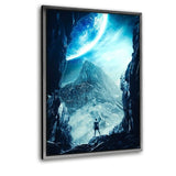 Epic View - Leinwandbild mit Schattenfuge "silber" - Hustling Sharks