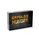 Erfolgshunger - Acrylglasblock 15x10 - Hustling Sharks