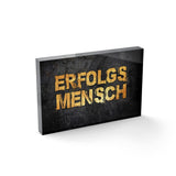 Erfolgsmensch - Acrylglasblock 30x20 - Hustling Sharks