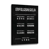 Die Regeln des Erfolgs - Leinwandbild - Hustling Sharks
