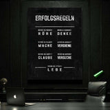 Die Regeln des Erfolgs - Mockup mit Hintergrund 2 - Hustling Sharks