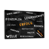 DIE TAFEL DES ERFOLGS - Alu-Dibond Bild - Hustling Sharks