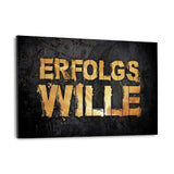 Erfolgswille - Alu-Dibond Bild - Hustling Sharks