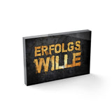 Erfolgswille - Acrylglasblock 30x20 - Hustling Sharks