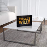 Erfolgswille - Acrylglasblock 30x20 mit Hintergrund - Hustling Sharks