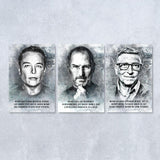 Zitate-Bundle #1 | Mockup mit Hintergrund - grau | Hustling Sharks