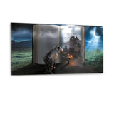 Erzähl Deine Geschichte - Alu-Dibond-Bild - Hustling Sharks