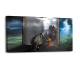 Erzähl Deine Geschichte - Leinwandbild - Hustling Sharks