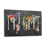 EXPLORE - Alu-Dibond Bild- Hustling Sharks