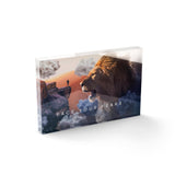 Face your Fears - Acrylglasblock 30x20 - Hustling Sharks