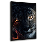 Flames - Leinwandbild mit Hintergrund "schwarz" - Hustling Sharks