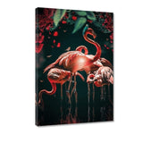 Flamingos - Leinwandbild - Hustling Sharks
