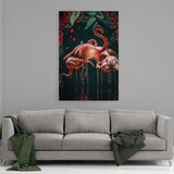 Flamingos - Mockup mit Hintergrund 2 - Hustling Sharks