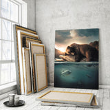 Floating Bear - Mockup mit Hintergrund 1 - Hustling Sharks