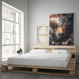 Floral Bear - Mockup mit Hintergrund - Hustling Sharks