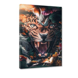 Floral Leopard - Leinwandbild - Hustling Sharks