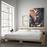 Floral Leopard - Mockup mit Hintergrund - Hustling Sharks