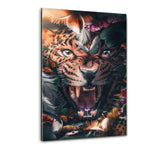 Floral Leopard - Plexiglasbild - Hustling Sharks