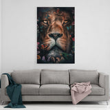 Floral Lion- MockupmitHintergrund1 - Hustling Sharks
