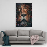 Floral Lion- MockupmitHintergrund1 - Hustling Sharks