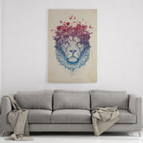 Floral Lion #2 - Mockup mit Hintergrund - Hustling Sharks