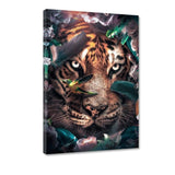 Floral Tiger - Leinwandbild - Hustling Sharks