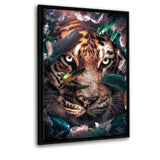 Floral Animals-Bundle | Floral Tiger - Mockup | Hustling Sharks