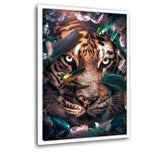 Floral Animals-Bundle | Floral Tiger - Mockup | Hustling Sharks