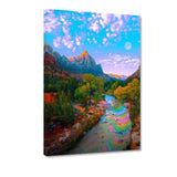 Flowing With The River - Leinwandbild - Hustling Sharks