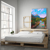 Flowing With The River - Mockup mit Hintergrund - Hustling Sharks