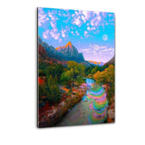 Flowing With The River - Plexiglasbild - Hustling Sharks