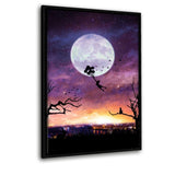 Fly Away - Leinwandbild mit Schattenfuge "schwarz" - Hustling Sharks