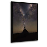 Galaxy Eagle - Leinwand mit Schattenfuge "schwarz" - Hustling Sharks