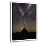 Galaxy Eagle - Leinwand mit Schattenfuge "schwarz" - Hustling Sharks