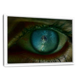 Galaxy Eye #1 - Leinwandbild mit Schattenfuge "weiß" - Hustling Sharks
