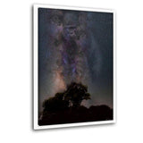 Galaxy Gorilla - Leinwandbild mit Schattenfuge "weiß" - Hustling Sharks