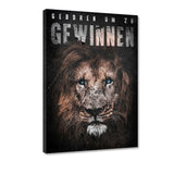 Geboren um zu Gewinnen! - Leinwandbild - Hustling Sharks