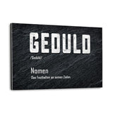 Definition der Geduld - Plexiglasbild - Hustling Sharks
