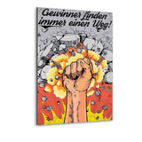 GEWINNER FINDEN IMMER EINEN WEG! - Alu-Dibond Bild - Hustling Sharks