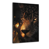 Glowing Leopard - Plexiglasbild - Hustling Sharks